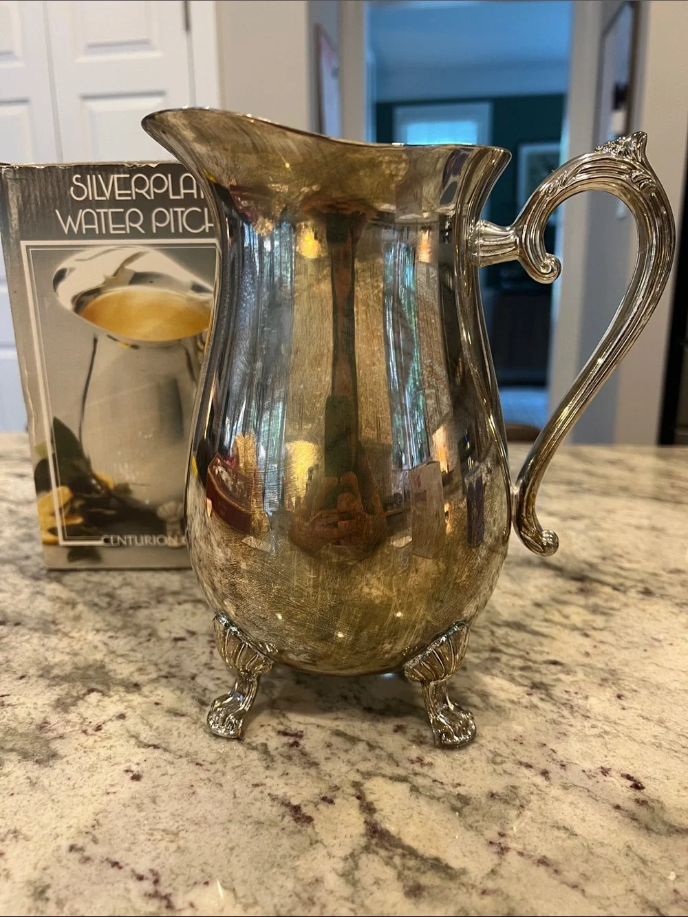 Centurion Collection Silverplate Water Pitcher - Silver Finish